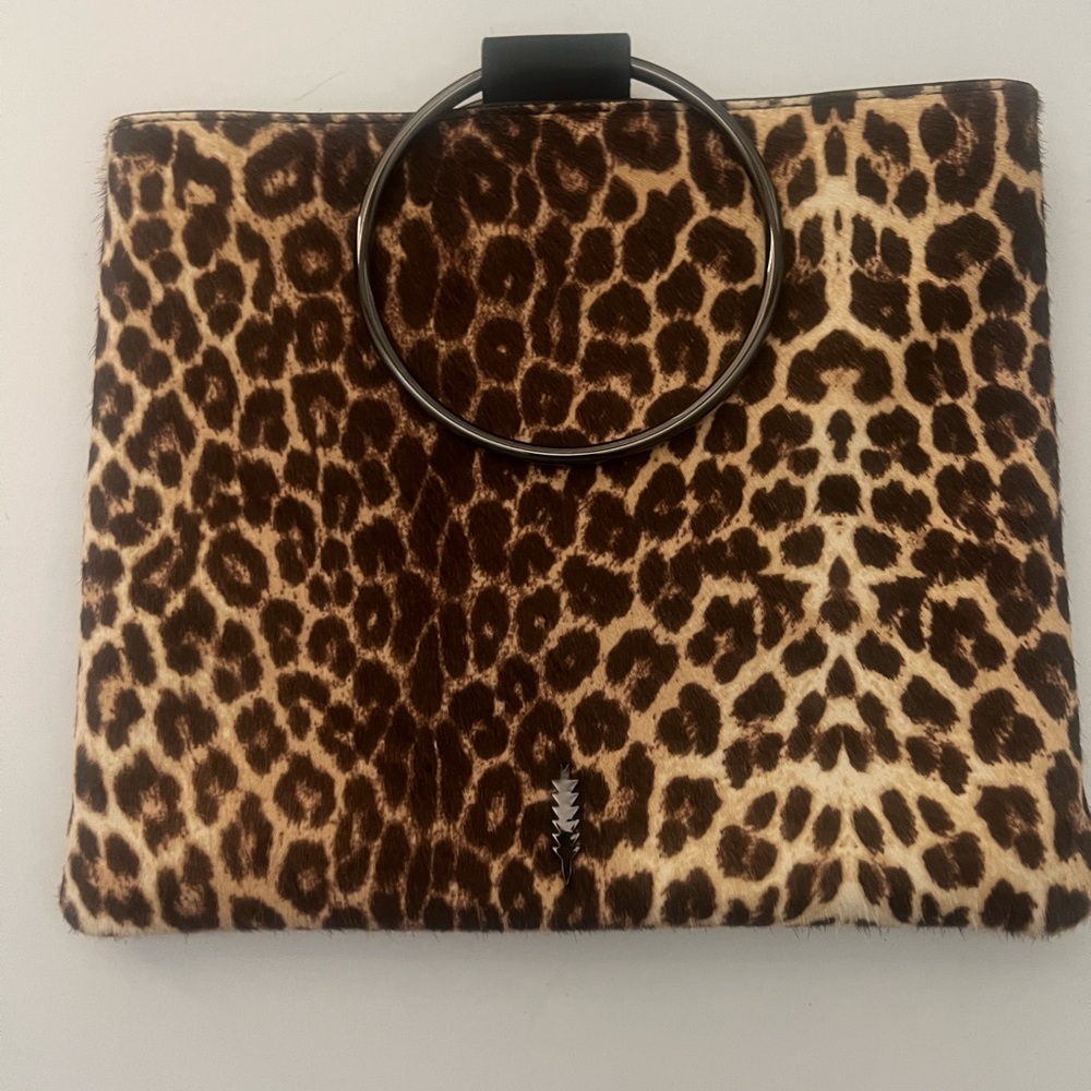 Thacker Le Pouch Genuine Calf Hair Clutch